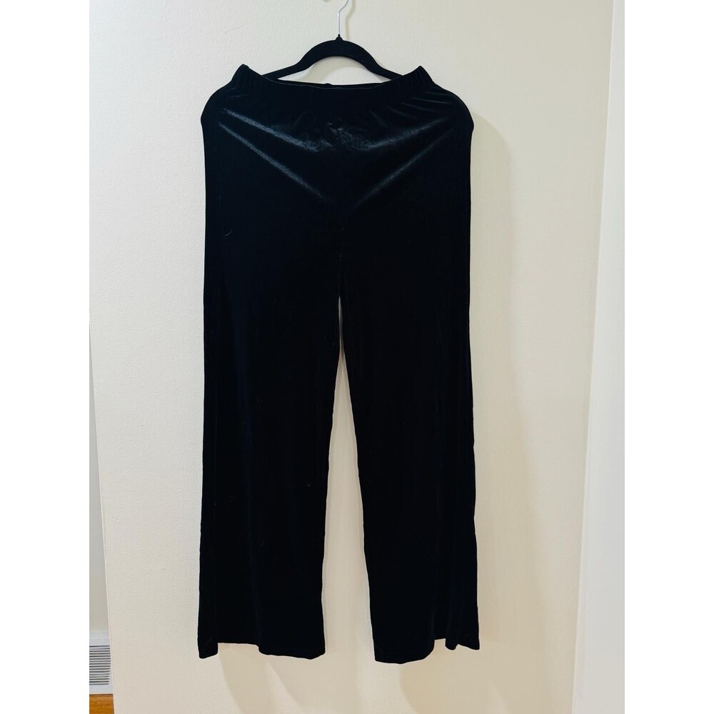 SHEIN Black Velvet Lounge Pants Women’s Size M